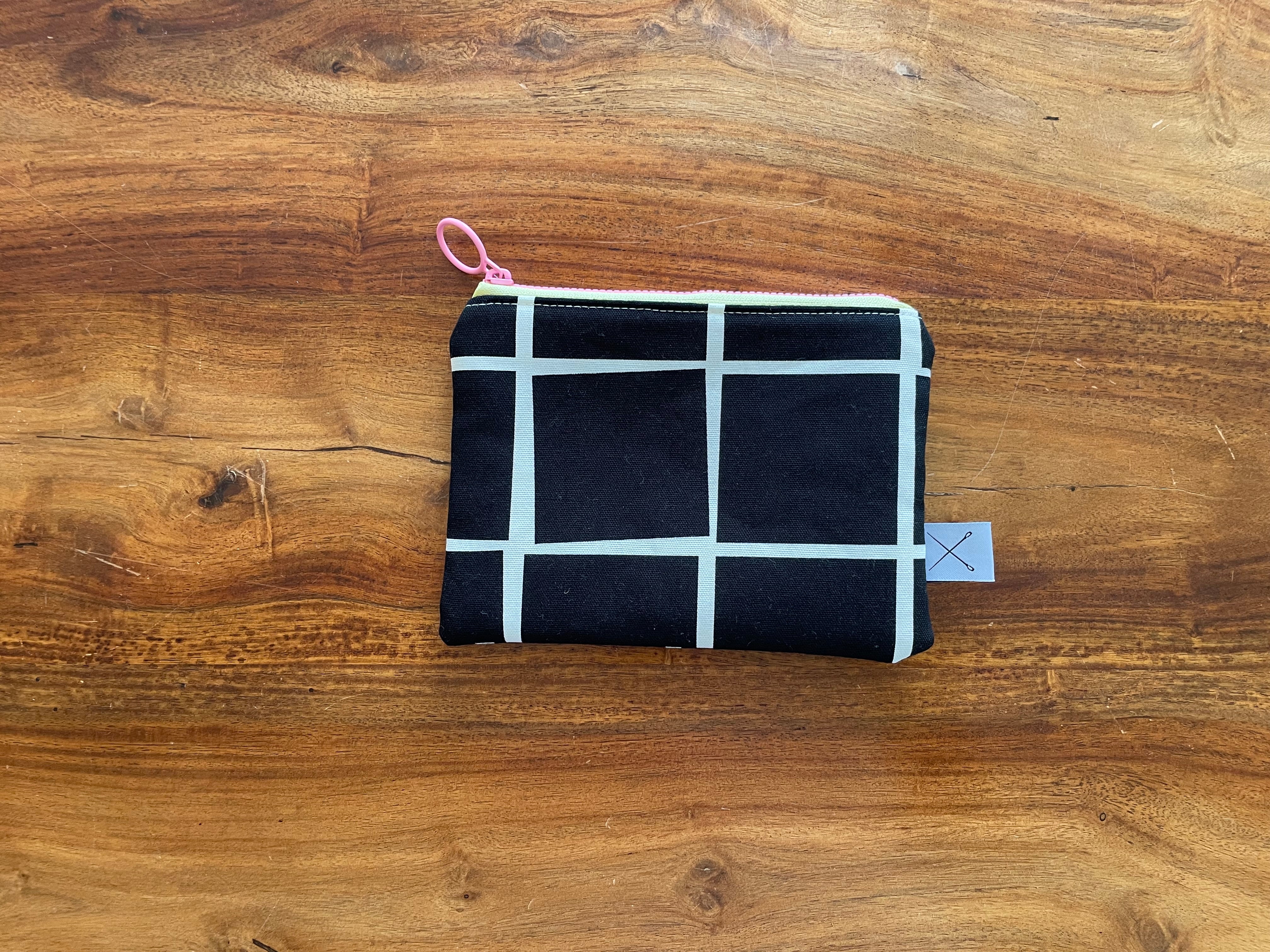 Petite Pouch - Wonky Grid