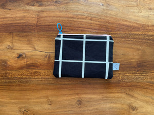 Petite Pouch - Wonky Grid