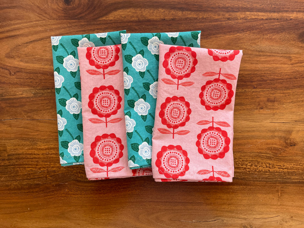 Cloth Napkins - Garden Party (4)