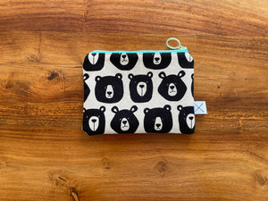 Petite Pouch - White Bears