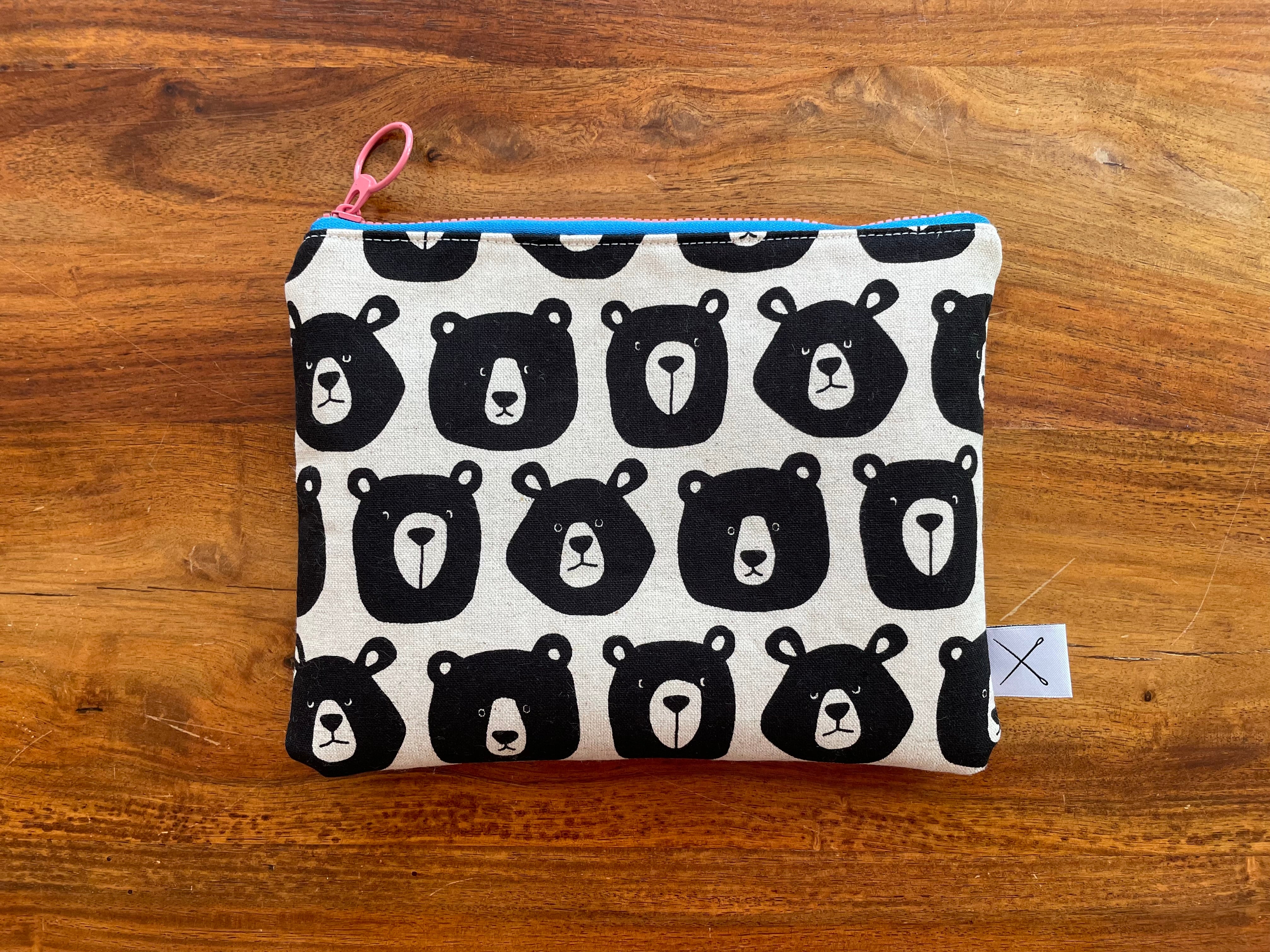 Pocket Pouch - White Bears