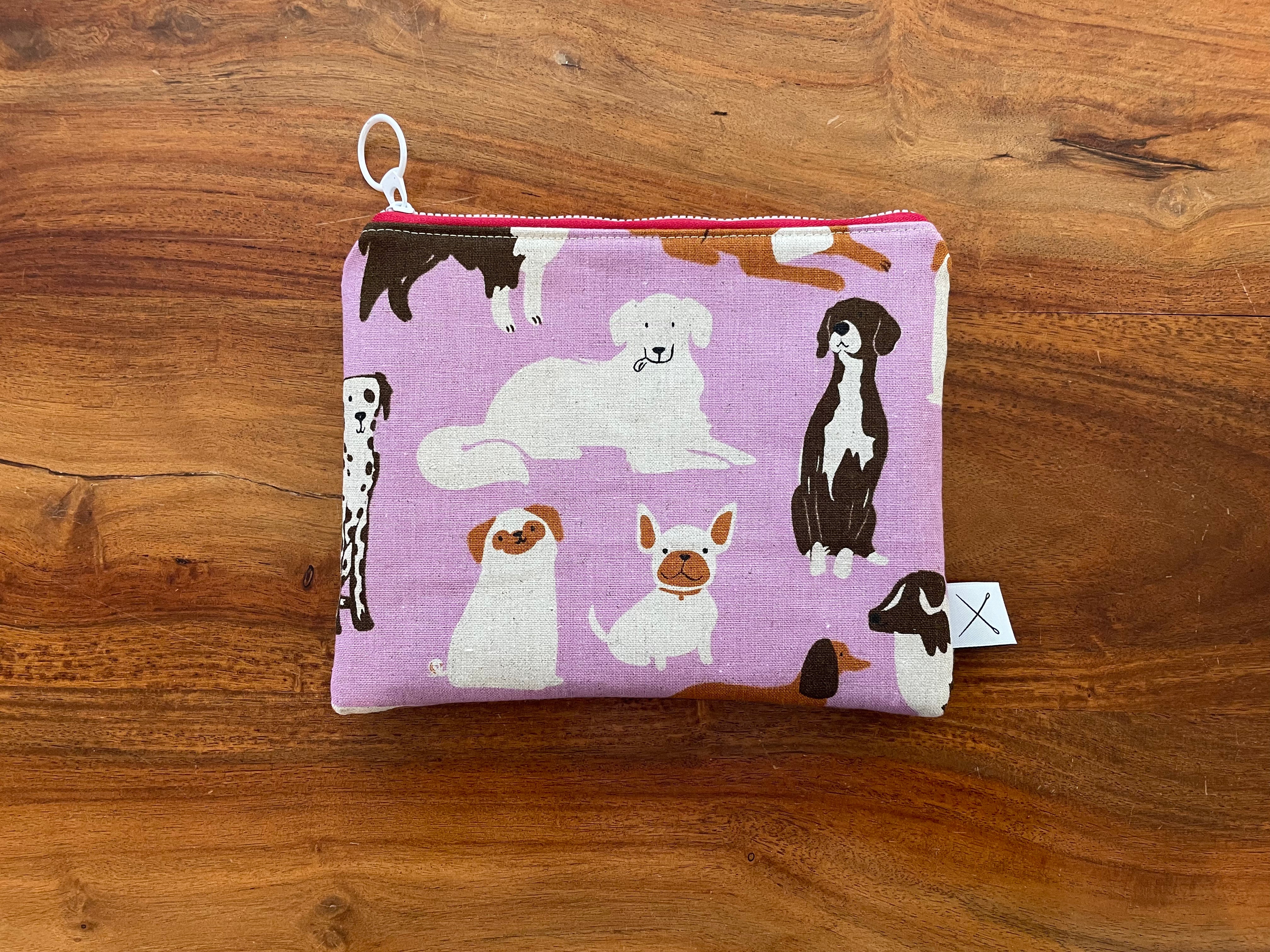Pocket Pouch - Lilac Dogs