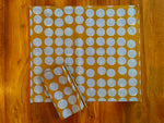 Cloth Napkins - Periwinkle Moon Dot (2)