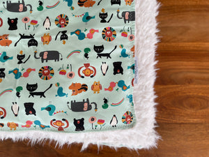 Baby Blanket - Animal Party