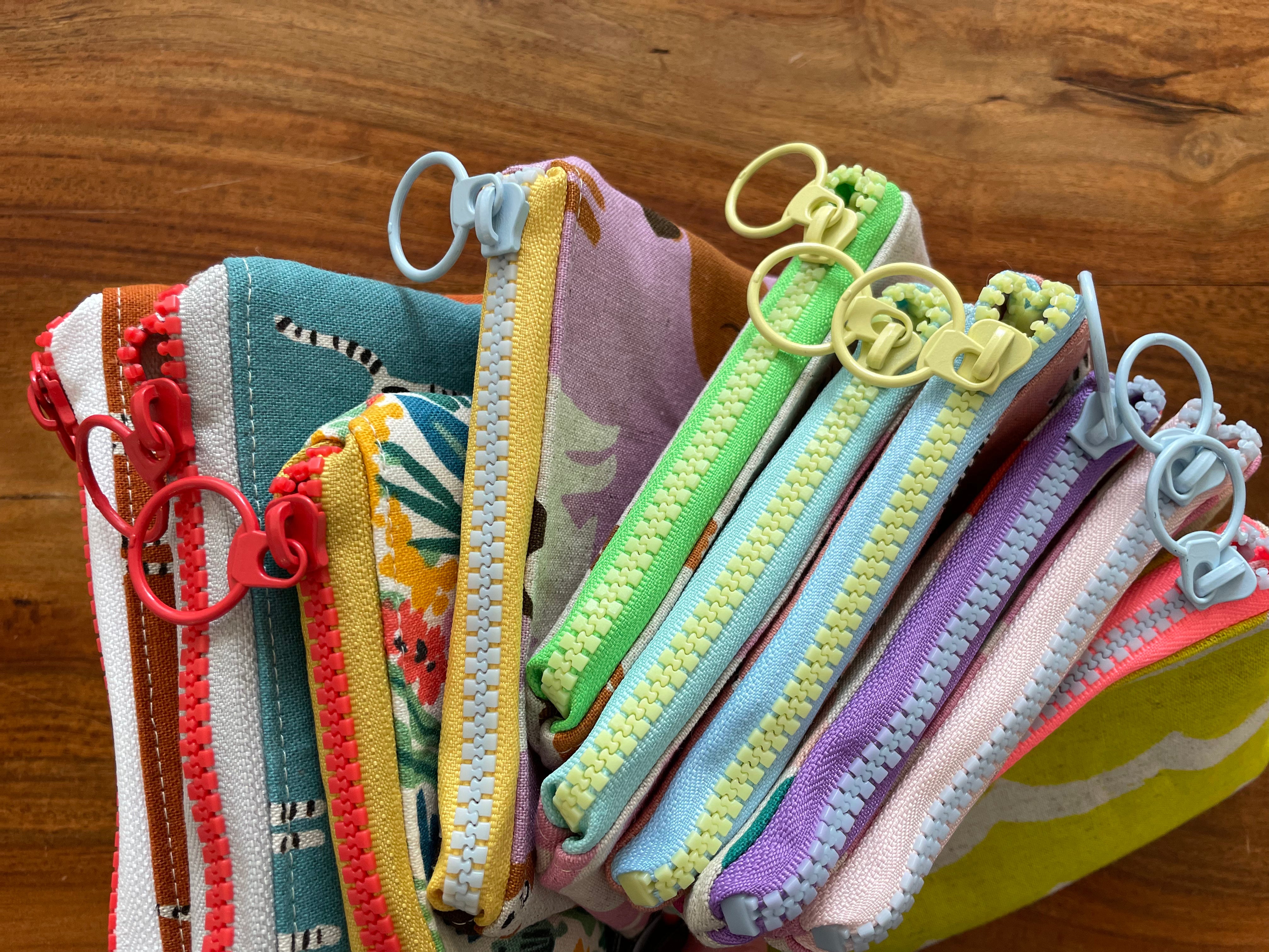 Petite Pouch - Pink Scribbles