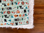 Baby Blanket - Animal Party