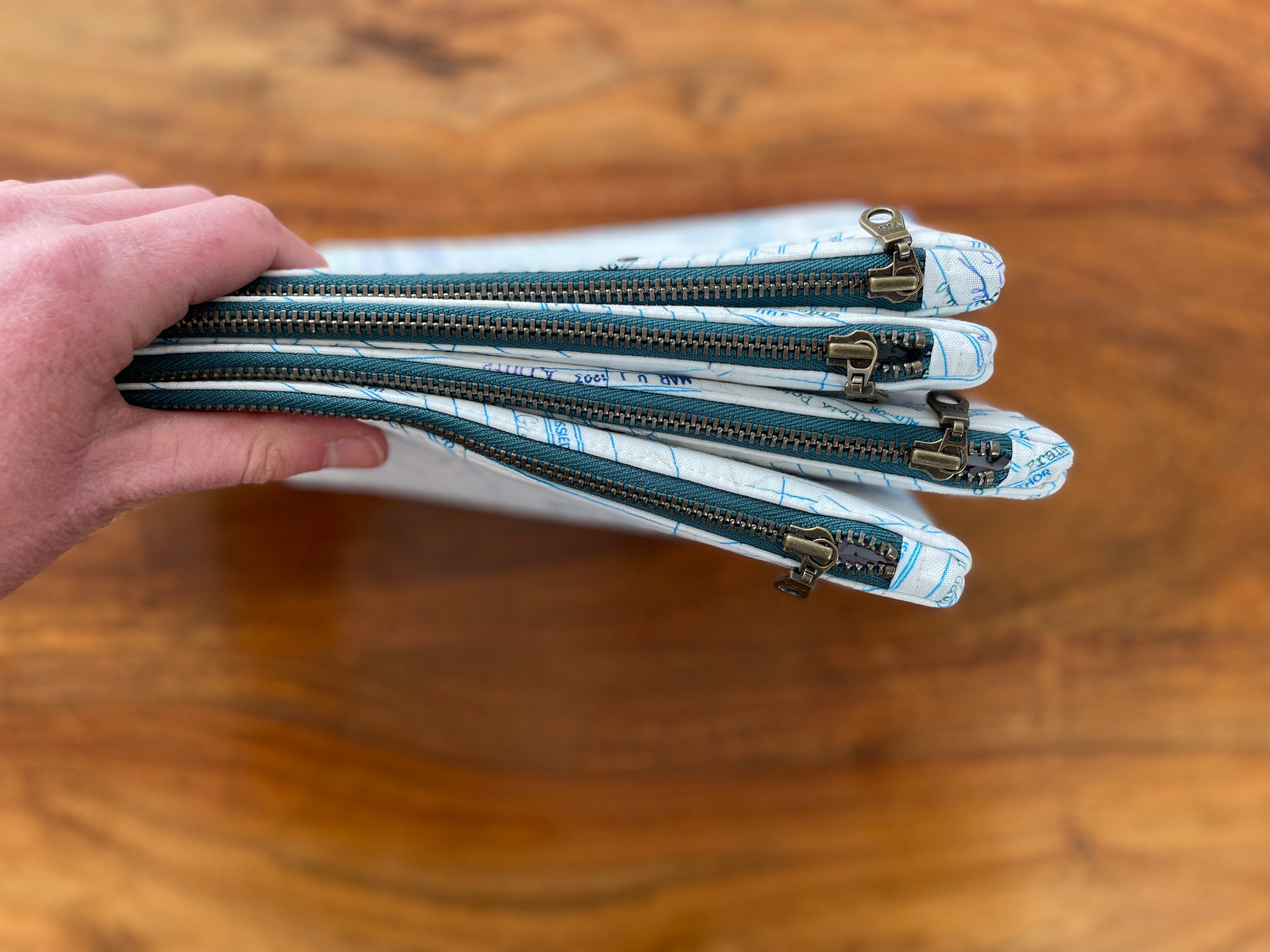 Pencil Pouch - Bookish with metal zipper