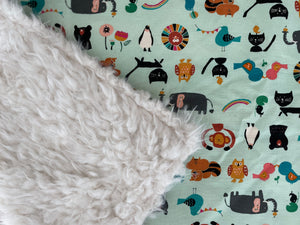 Baby Blanket - Animal Party