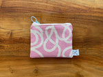 Petite Pouch - Pink Scribbles