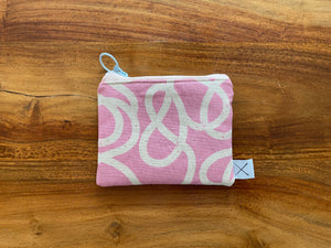 Petite Pouch - Pink Scribbles