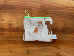 Petite Pouch - White Dog Park
