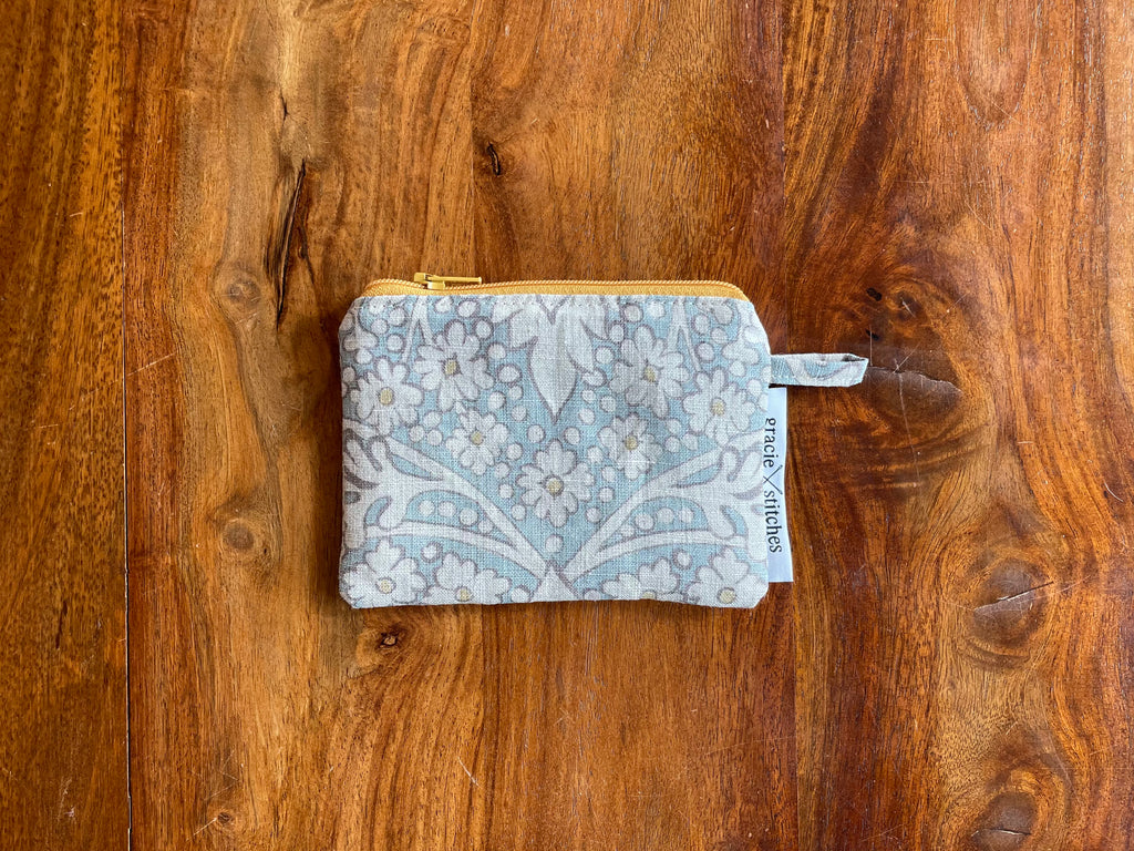 Zipper Pouch Small Floral