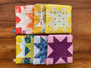 Quilt Pouch - Skiers