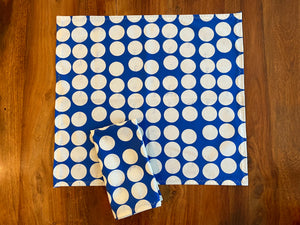 Cloth Napkins - Cobalt Moon Dot (2)