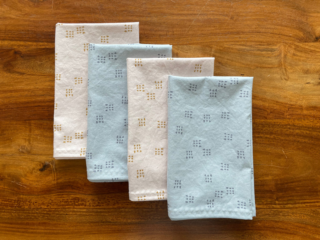 Cloth Napkins - Triangles #1 (4)