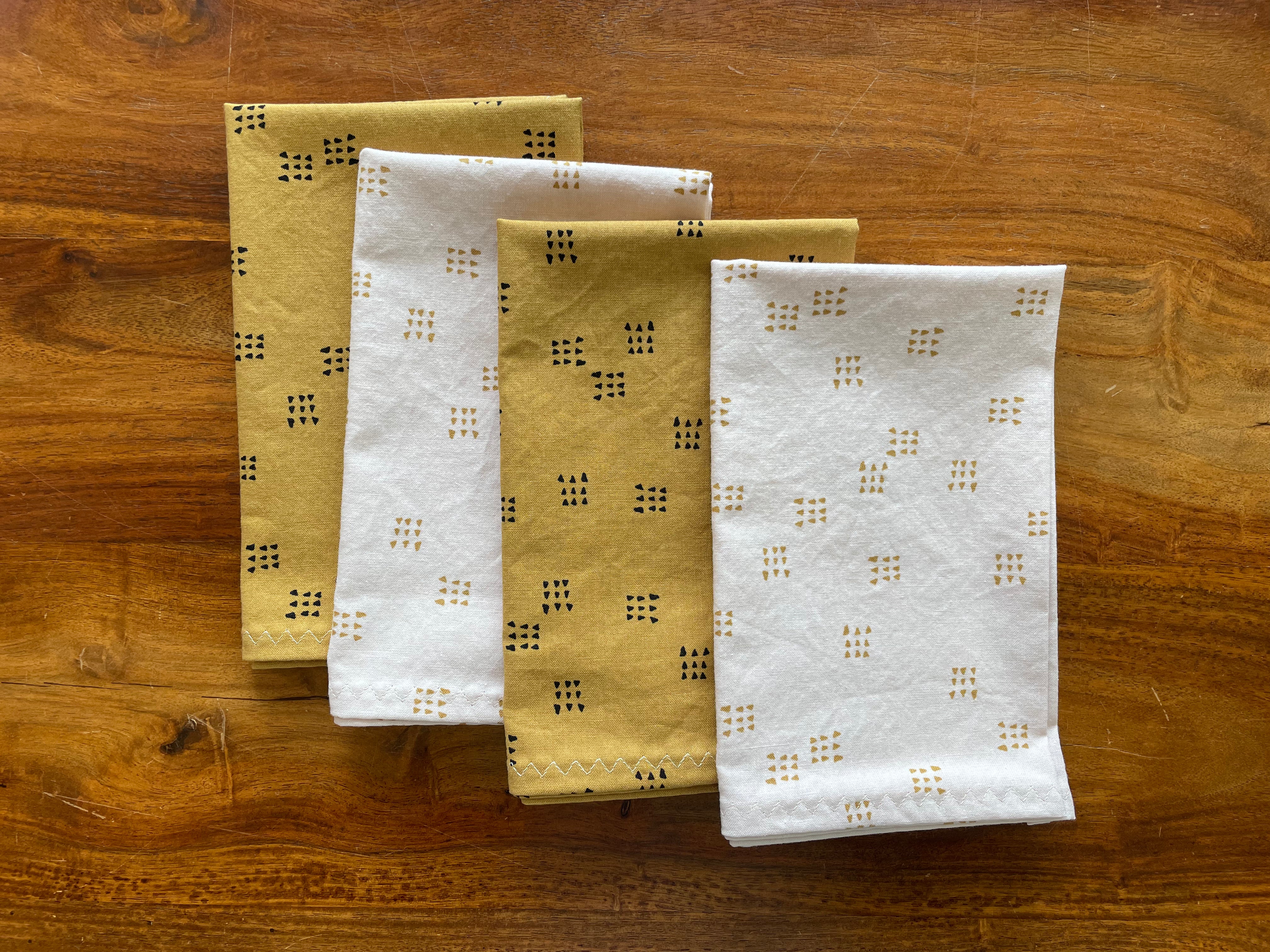 Cloth Napkins - Triangles #4 (4)
