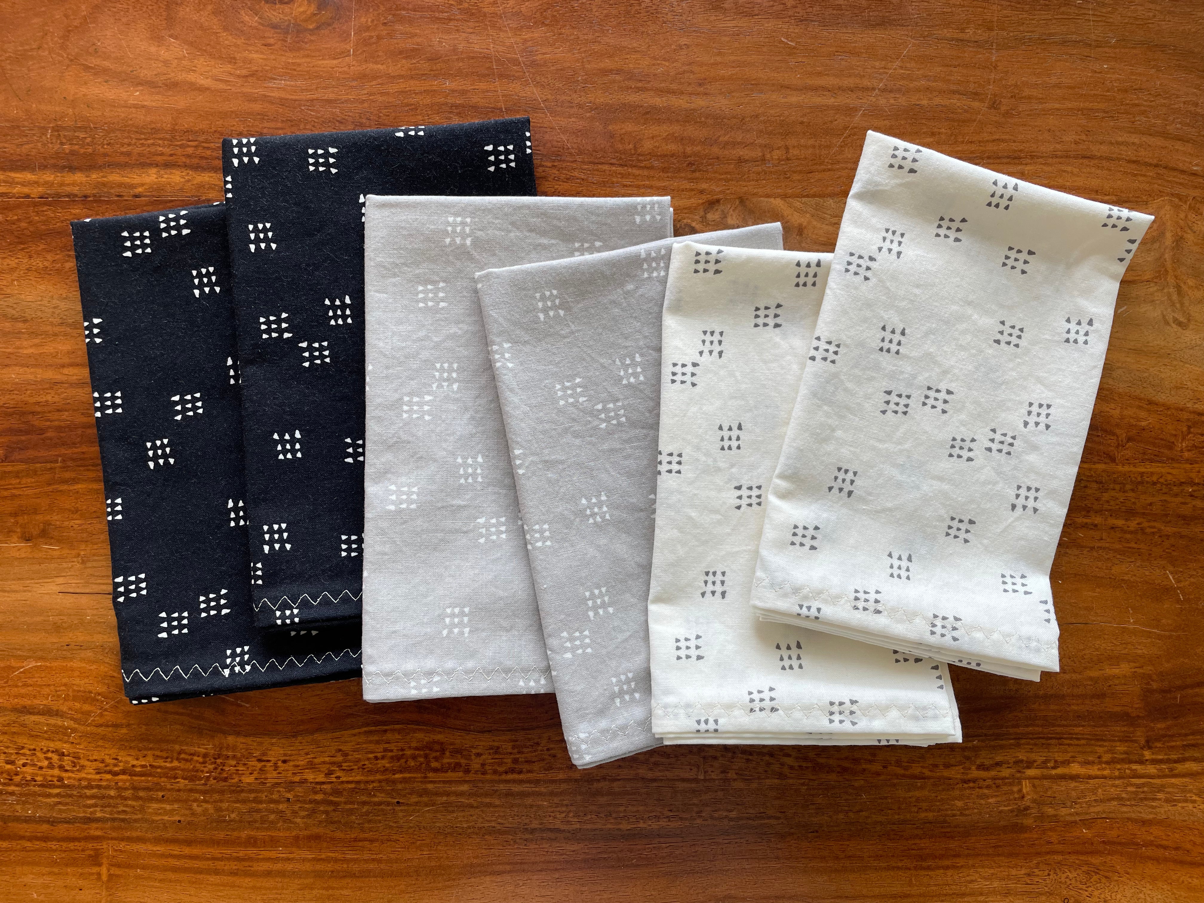Cloth Napkins - Triangles #5 (6)