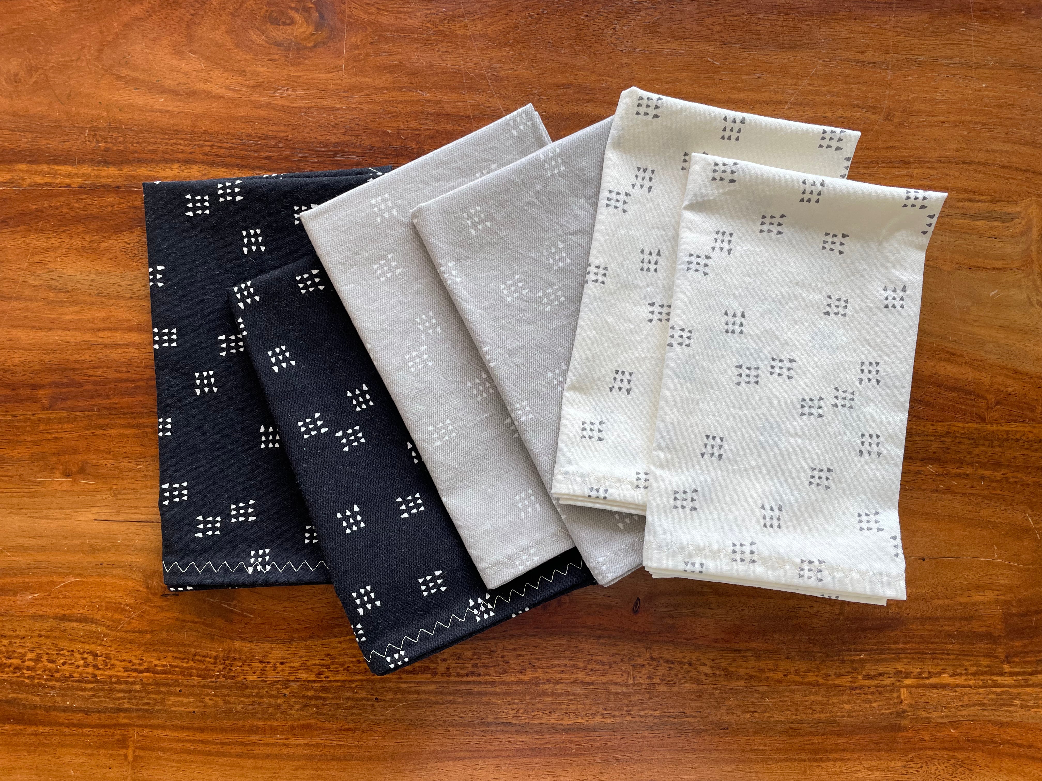 Cloth Napkins - Triangles #5 (6)