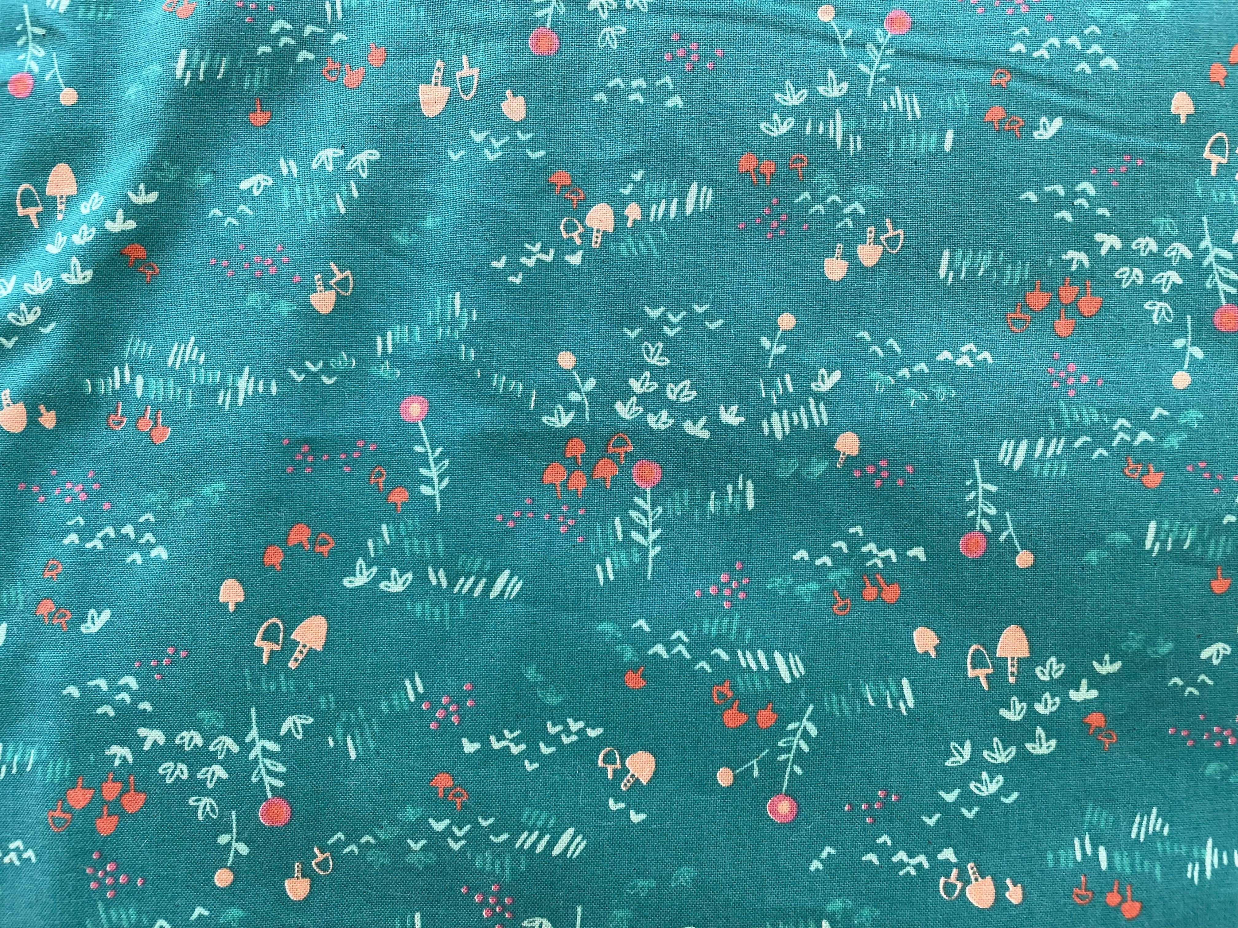 Baby Blanket - Teal Meadow