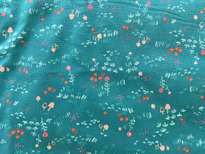 Baby Blanket - Teal Meadow