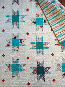 Santa Fe Starry Skies - Large throw-size Quilt