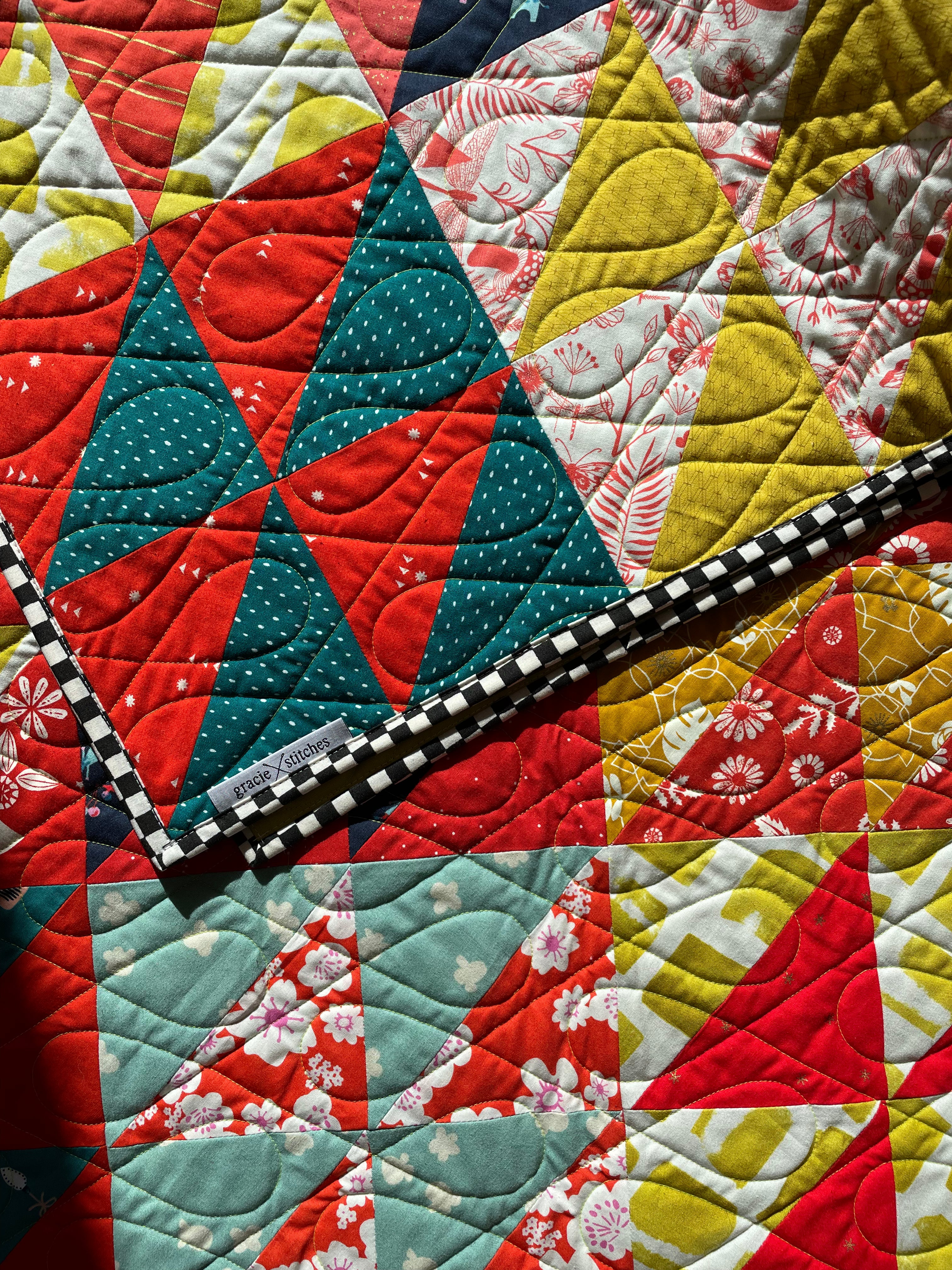 Sugar - Large throw-size Quilt