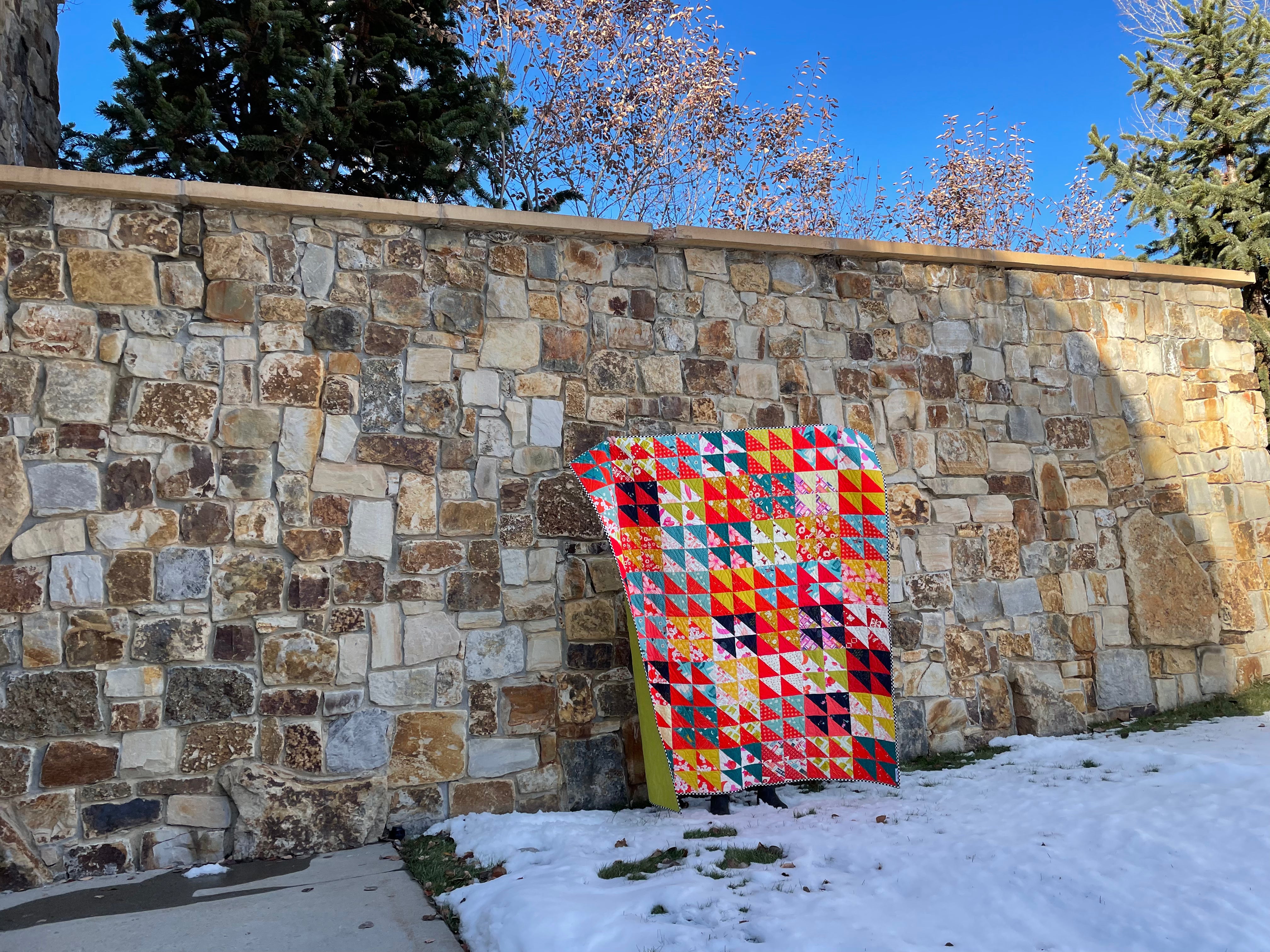 Sugar - Large throw-size Quilt
