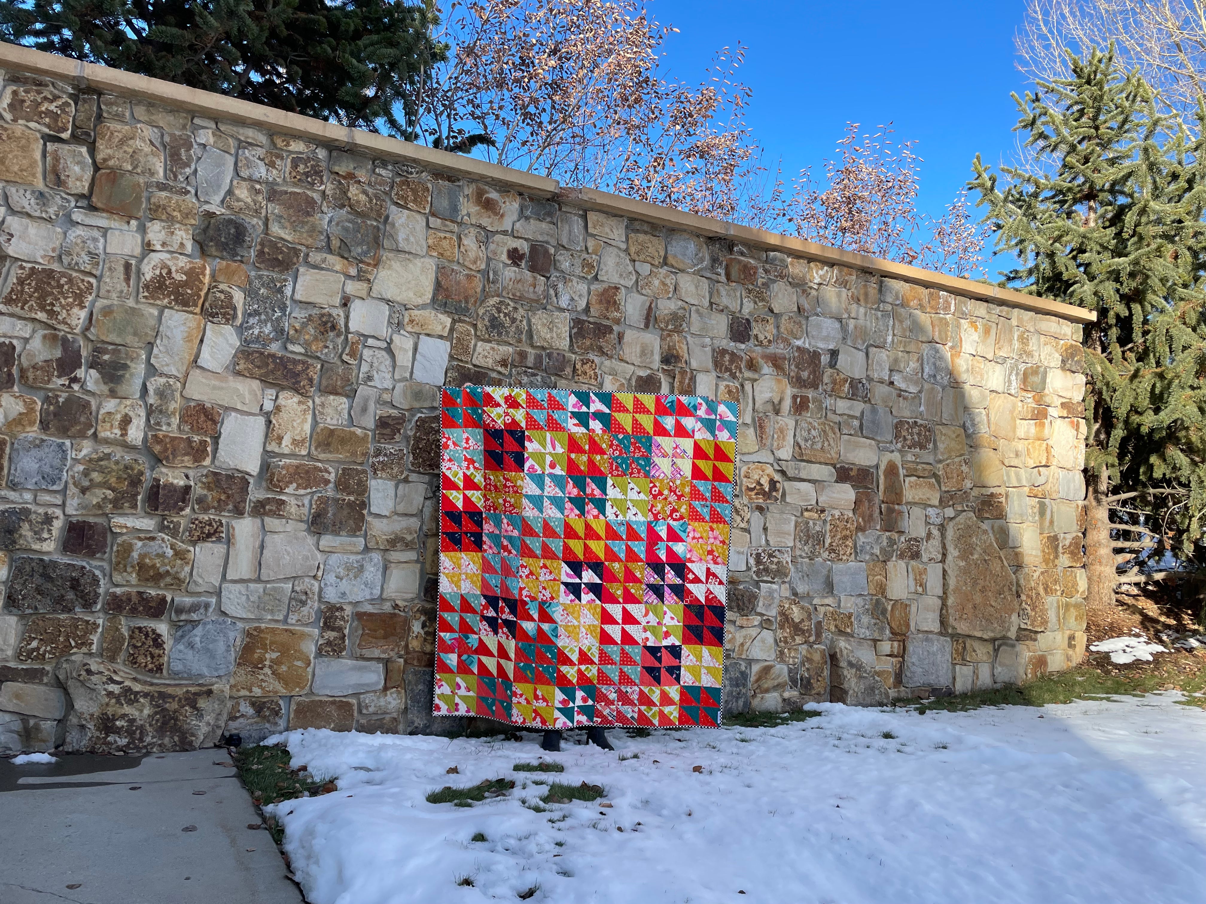 Sugar - Large throw-size Quilt