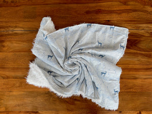 Baby Blanket - Fawn Forest Winter