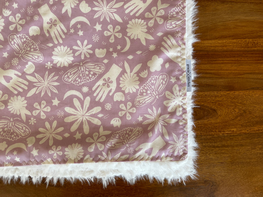 Baby Blanket - Mauve Moonrise