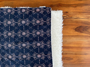 Throw Blanket - Navy Floral