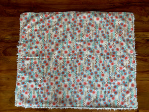 Baby Blanket - Hollyhocks