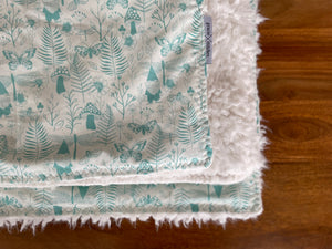 Baby Blanket - Blue Gnomes